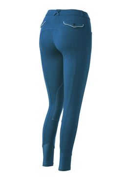 Pantalón Equithème “Pro” Mujer Azul Royal/Blanco