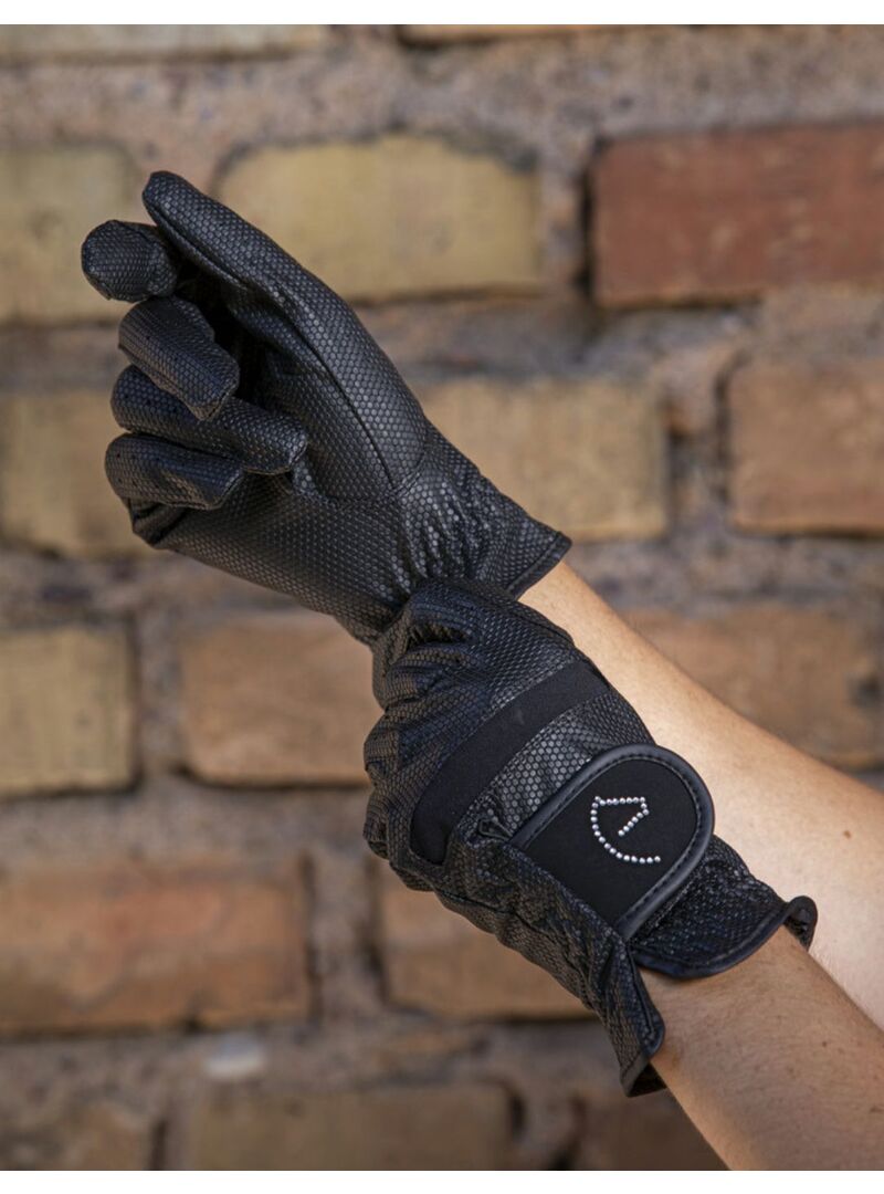 Guantes Equithème “Cutting” Negro