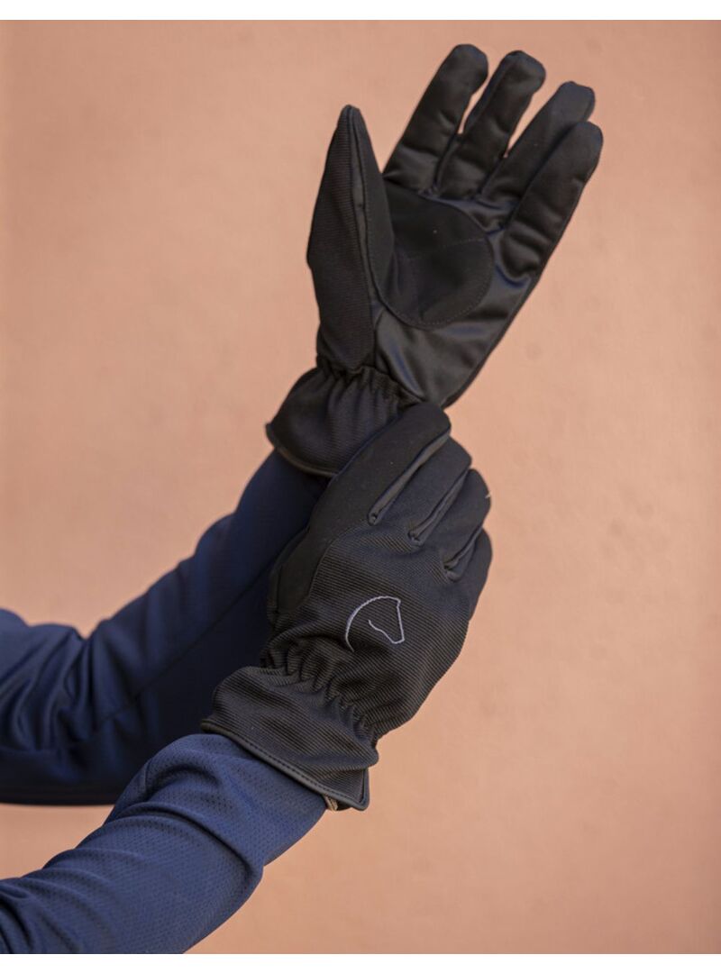 Guantes Equithème “Flocon” Negro