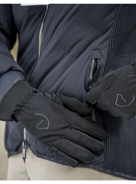 Guantes Equithème “Flocon” Negro