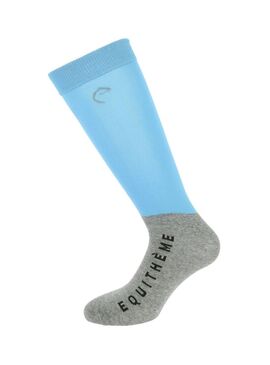 Calcetines Equithème “Compet” Azul Brillante/Gris Claro