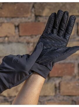 Guantes Equithème “Air” Negro