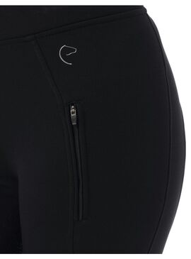 Pantalón de Softshell Equithème “Dolomyt” con Culera de Silicona Negro