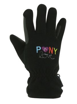 Guantes Equi-Kids “Ponylove” Negro