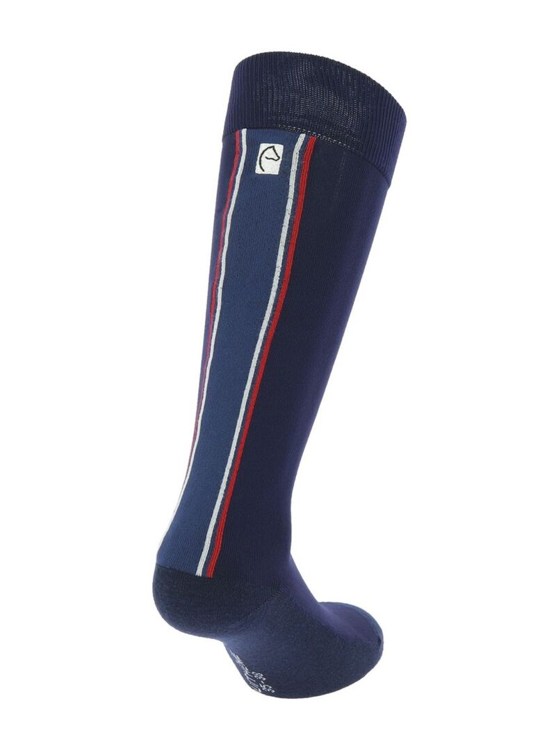 Calcetines Equithème “Classic” Azul/Blanco/Rojo