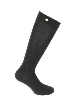 Calcetines Equithème “Strass” Dressage Negro