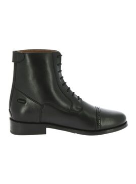 Botines con Cordones y Cremallera Equithème “Origin” Negro