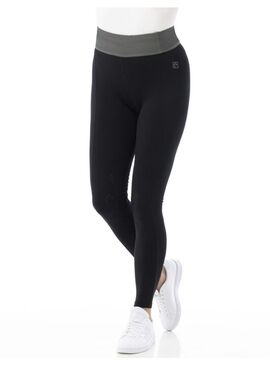 Mallas Pull-on Mujer EQUITHÈME 'Tea' Negro/Kaki