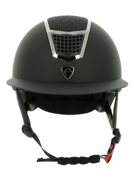 Casco Equithème “Airy L” Celeste Negro/Negro