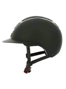 Casco Equithème “Airy L” Celeste Negro/Negro