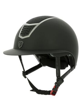 Casco Equithème “Airy L” Celeste Negro/Negro