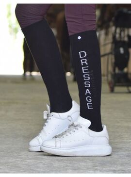 Calcetines Equithème “Dressage” Negro/Blanco