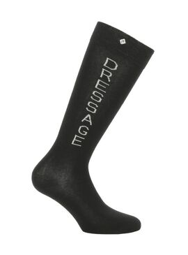 Calcetines Equithème “Dressage” Negro/Blanco