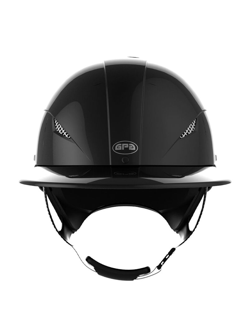 Casco GPA EASY FIRST LADY HYBRID Negro Brillante