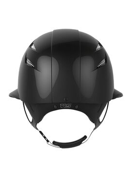 Casco GPA EASY FIRST LADY HYBRID Negro Brillante