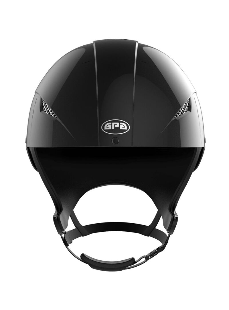 Casco GPA EASY JOCK UP TLS Negro Brillante