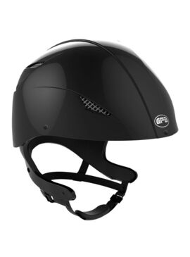 Casco GPA EASY JOCK UP TLS Negro Brillante