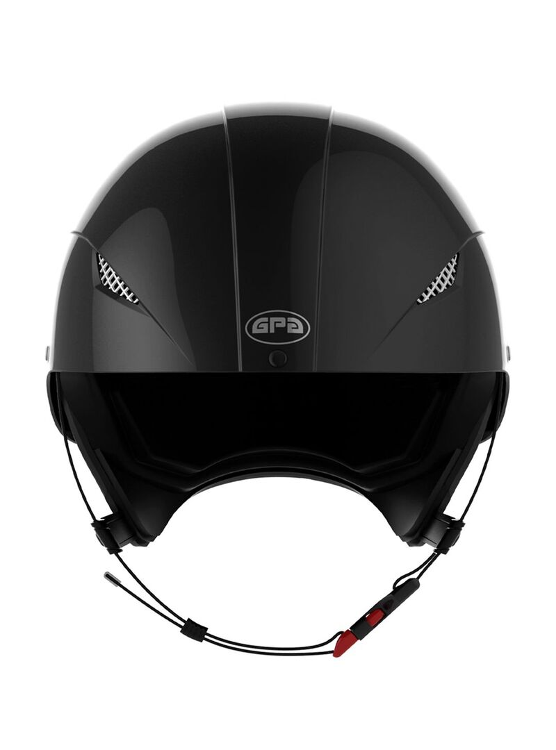 Casco GPA JOCK UP HYBRID Negro Brillante