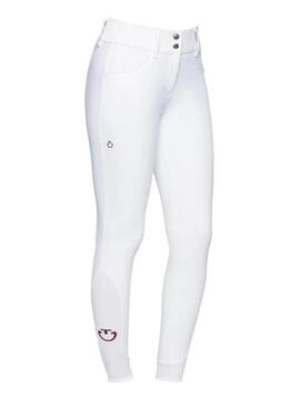 Pantalón American Knee Grip Mujer Cavalleria Toscana Blanco