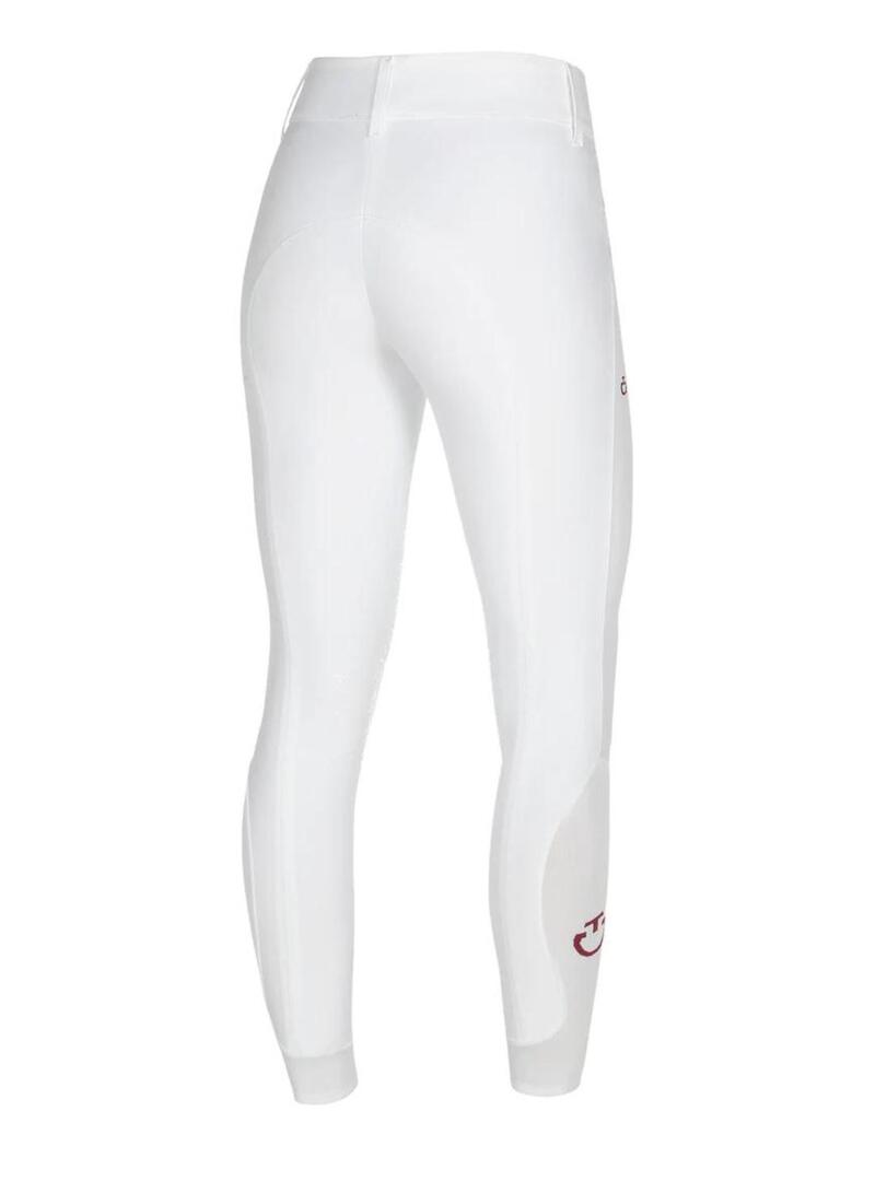 Pantalón American Knee Grip Mujer Cavalleria Toscana Blanco