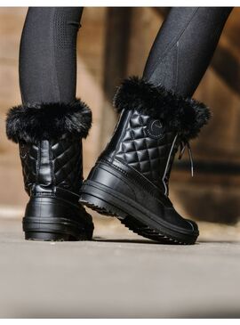 Botines de Invierno Equithème Je T’aime Negro