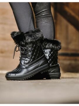 Botines de Invierno Equithème Je T’aime Negro