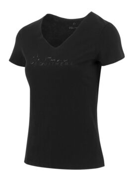 Camiseta Equithème “Réhane” Mujer Negro