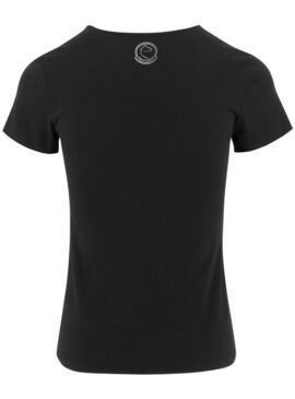 Camiseta Equithème “Réhane” Mujer Negro