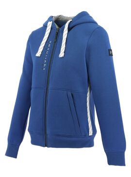 Sudadera Equithème “Monique” Mujer Azul Mónaco