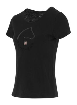 Camiseta Equithème “Claire” Mujer Negro