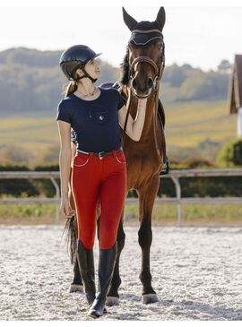 Camiseta Equithème “Claire” Mujer Marino