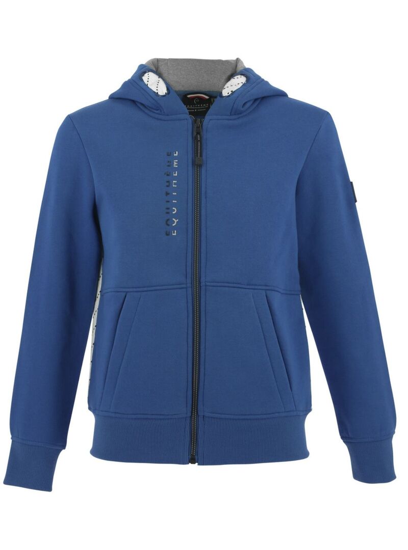 Sudadera Equithème “Monique” Junior Azul Mónaco