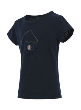 Camiseta Infantil Equithème “Claire” Junior Marino