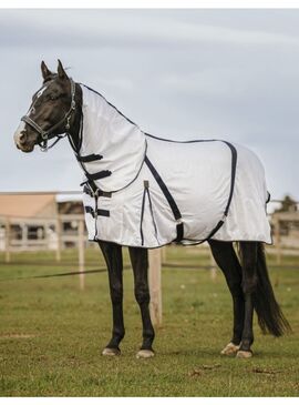 Cubrecuello de Malla Equithème Blanco