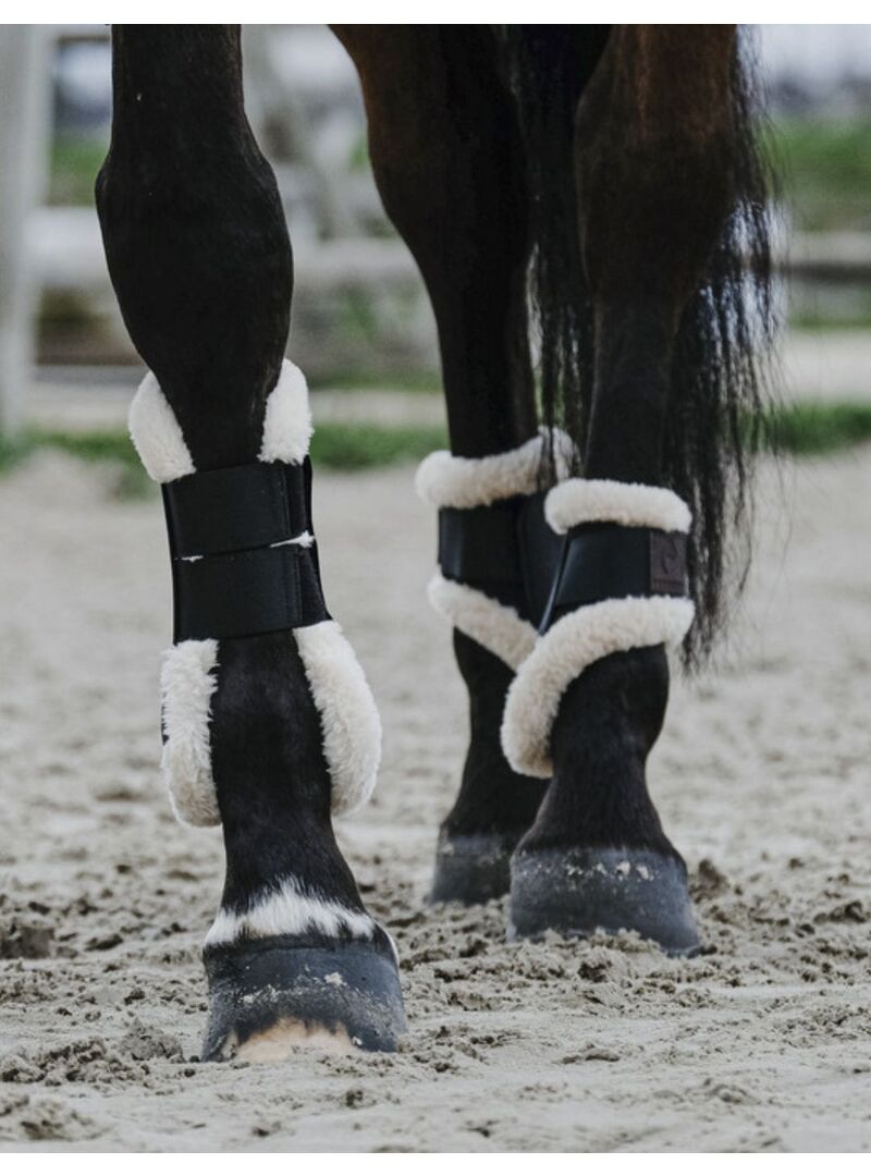 Protectores de Menudillo Equithème “Boa” Negro