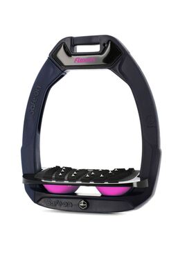 Estribo Safe-On Adulto Flex-on Ultra-Grip Inclinado Marino/Negro/Rosa