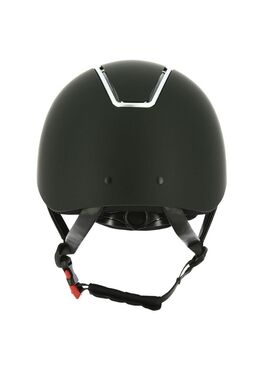 Casco Equithème “Glint Mat” Negro Mate/Plateado