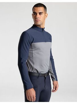 Base Layer Manga Larga Kent Hombre Maximilian Marino/Gris