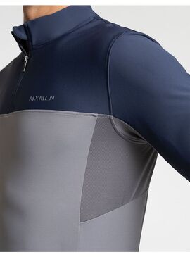 Base Layer Manga Larga Kent Hombre Maximilian Marino/Gris