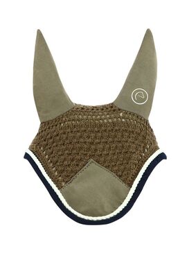 Orejeras Equithème "Polyfun" Taupe/Marino