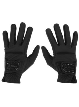 Guantes Je T’aime Equithème “Strass” Negro