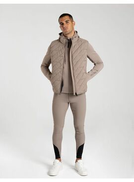 Chaleco Acolchado Zenith Hombre Maximilian Taupe