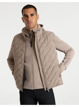 Chaleco Acolchado Zenith Hombre Maximilian Taupe