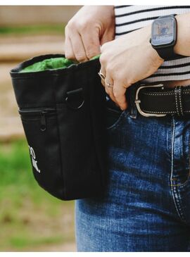 Bolsa de Golosinas Hippotonic con Cremallera Negro