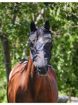 Máscara Antimoscas Equithème "Thin" Negro