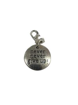 Lucky Charm Lucky Messages 'Never Give Up'