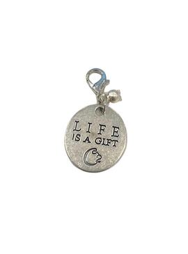 Lucky Charm Lucky Messages 'Life is a Gift'