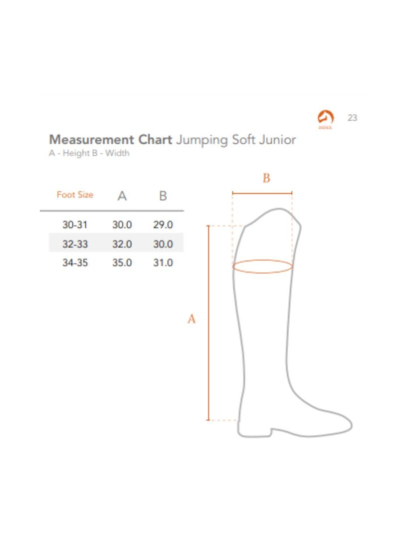 Botas de Equitación Chester Jumping Soft Junior Negro