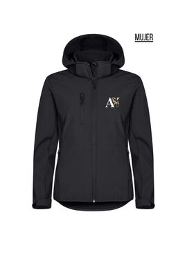 Chaqueta Softshell Axilde Mujer Negro