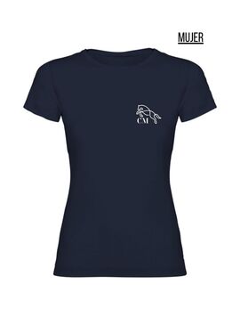 Camiseta Equipo Ecuestre CM Mujer Marino